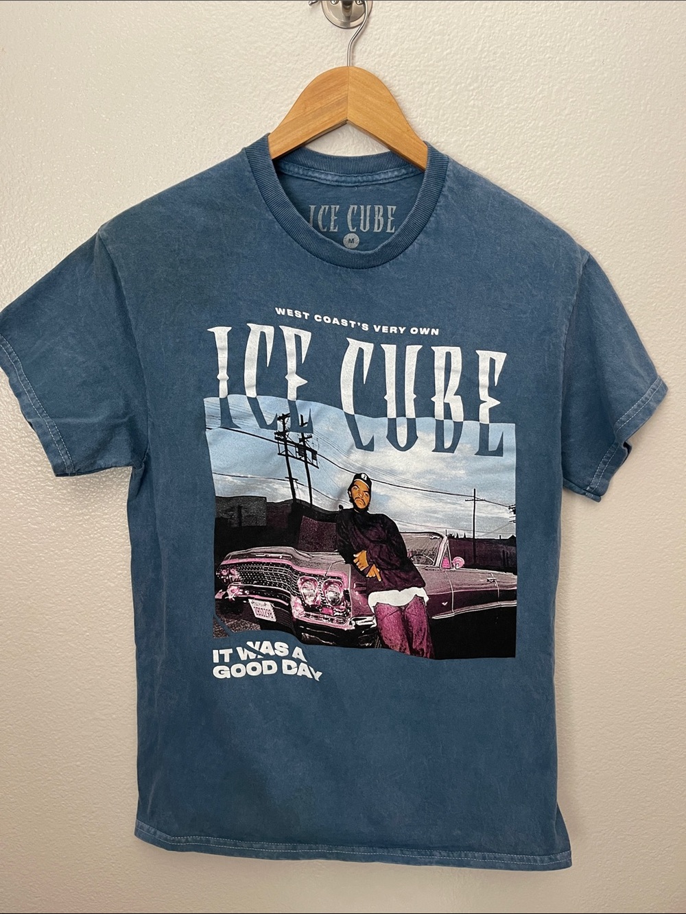 Ice Cube west coast it was a god day tour tee 1992 M unisex